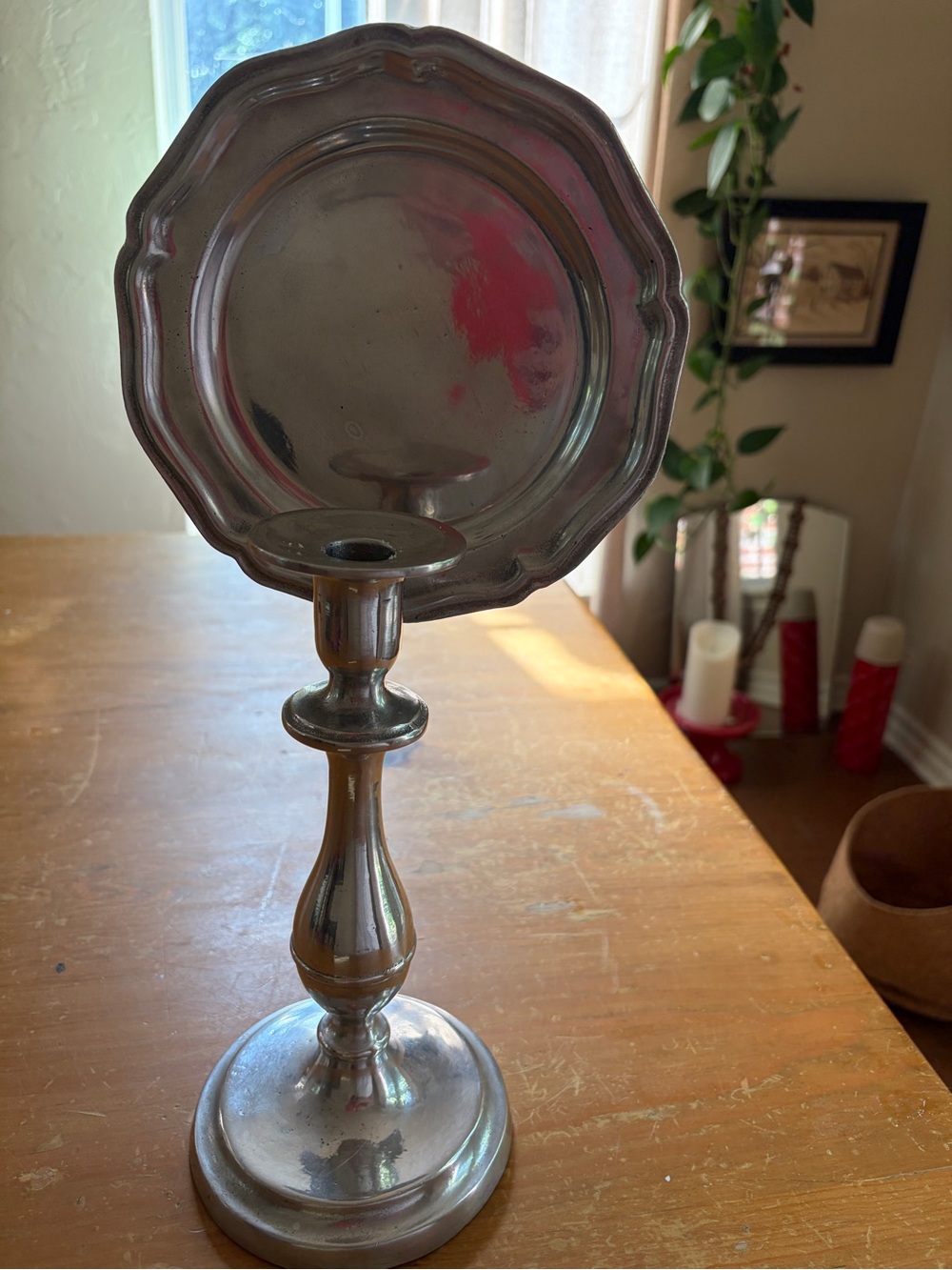 Stunning vintage RVP Wilton Columbia silver metal candlestick. Beautiful! - Picture 4 of 8